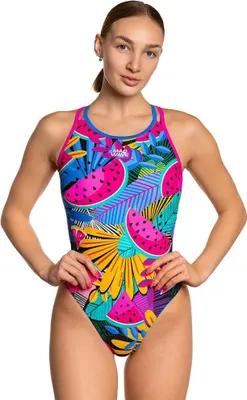 Produktbild von Madwave Crossback Badeanzug Mehrfarbig M Damen Mehrfarbig M