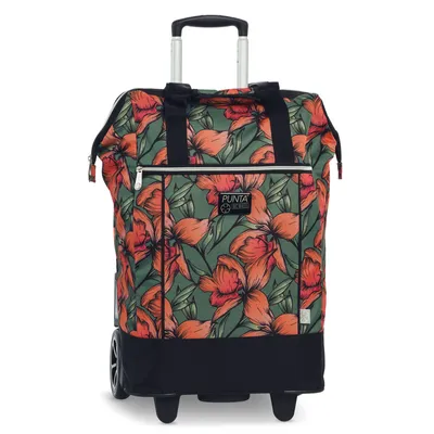 Produktbild von PUNTA "BIG WHEEL" Shopping-Roller *olivgrün/orange