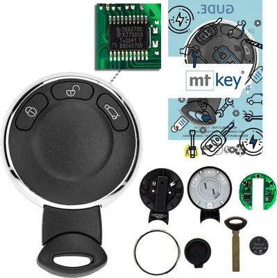Produktbild von MT-KEY Funk Schlüssel 868MHZ kompatibel mit MINI One D Cooper S 3-Türer R56 Cabrio R57 Clubman R55 Countryman R60 Coupe R58 Paceman R61 Smartkey