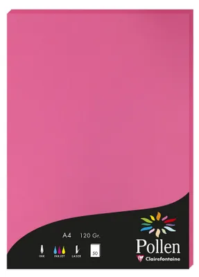 Obrázek produktu pro Clairefontaine 3329680422108, Umělecký papír, 120 g/m², 50 listy