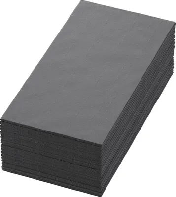 Produktbild von 6x -Dunisoft-Servietten 40 x 40 cm  1/8 Buchfalz granite grey | Packung (60 Stück)