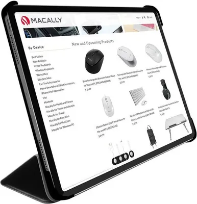 Produktbild von Macally BOOKSTANDPRO5L, Hülle Aufsteller f. iPad Pro 12,9' (2021 & 2020) Schwar