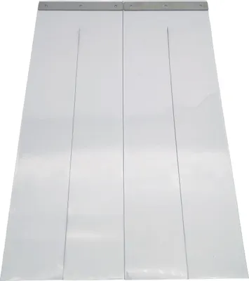 Produktbild von Zettl GmbH Lamellenvorhang für Kleintiere, BxH 40x50cm. PVC Streifenvorhang für Hundehütten, Katzenklappen, Ställe, Öffnungen im Gartenhaus, in der Werkstatt