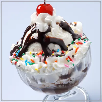 Produktbild von OTIX Dessertschalen Eisschale Eisbecher Set aus 6 Glas 200 ml