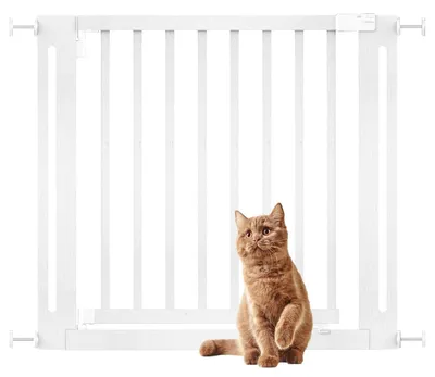Produktbild von Bettacare Holz Elegance Treppenschutzgitter, 87cm - 95cm, Weiß