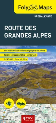 Image de FolyMaps Route des Grandes Alpes carte spéciale