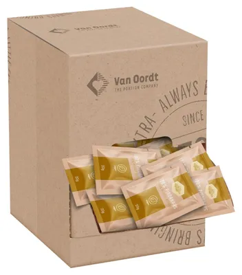 Immagine prodotto di Van Oordt Pindakaas 100x20g cremoso, pratiche porzioni individuali, 2 kg