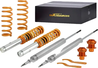 Zdjęcie produktu dla Zestaw podwozia Coilover, regulowana wysokość, trwała aluminiowa konstrukcja, lepsze prowadzenie