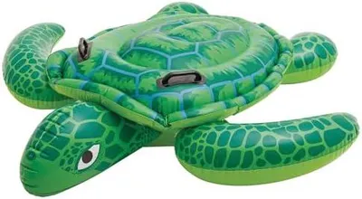 Produktbild von Intex Lil' Sea Turtle Ride-On - Aufblasbarer Reittier 58001 Blau 335 x 335 cm