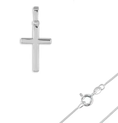Produktbild von Kreuz Kette Silber 925: Halskette mit Anhänger