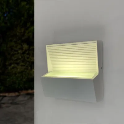 Image de Applique Murale LED Rectangulaire 7W IP44 BLANC - Blanc Neutre 4000K - 5500K