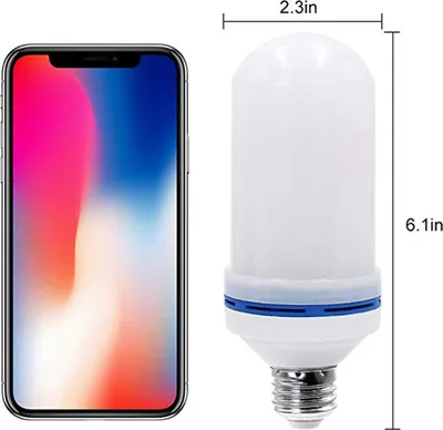Obrázek produktu pro LED žárovka s efektem plamene vzhůru nohama pro festivalovou výzdobu hotelů a barů
