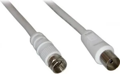 Produktbild von Wentronic Goobay SAT/Antennen Anschlusskabel, Weiß, 1.5 m