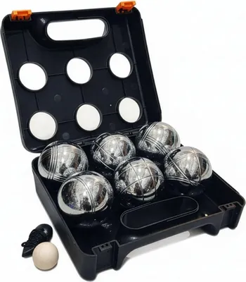 Zdjęcie produktu dla Zestaw bule do petanque, 6 kul z futerałem i akcesoriami