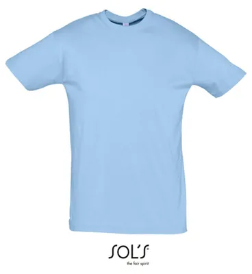 Image de SOLs 11380 | Regent 150 T-Shirt Hommes - Couleur : Sky Blue - Taille : XL