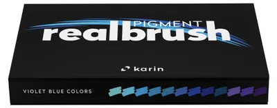 Immagine prodotto di Set di pennarelli a pigmento Karin Realbrush Viola-Blu 12 pezzi creativo