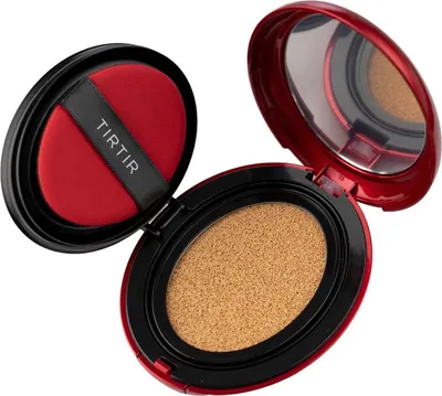 Obrázok produktu pre TIRTIR Mask Fit Red Cushion, Kompaktné puzdro, Citlivá pokožka, Pokožka so sklonom k ​​akné, Univerzálna pleť, Hydratačné, Výživný, Vyhladenie, Proti začervenaniu, Hydratačný, Teplé, Béžová, 24W