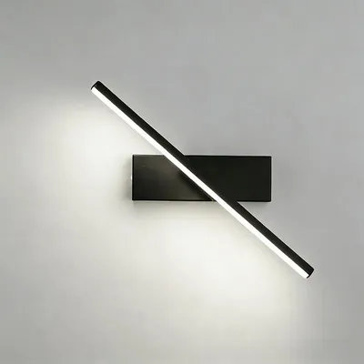 Produktbild von LED Wandleuchte Weiß 6000 K Wandlampe 330° Drehbar Spiegelleuchte Nachttischlampe für Schlafzimmer Flur Treppe, 50cm