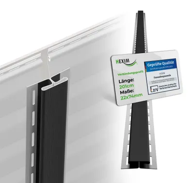 Produktbild von HEXIM Siding Fassadenverkleidung Fassadenpaneele außen Außenwand wetterfest UV-beständig PVC-U