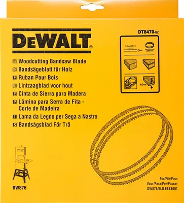 Produktbild von DEWALT Bandsaegebl 2215x4x0,6mm 1,8mm