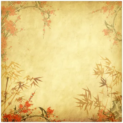 Produktbild von Wallario Magnet für Kühlschrank / Geschirrspüler, magnetisch haftende Folie - 60 x 60 cm, Motiv: Herbststimmung  alter Papyrus mit Herbstmotiven