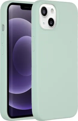 Image de Accezz Liquid Silicone Backcover pour Apple iPhone 14 / 13 - Bleu ciel