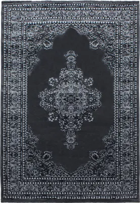 Produktbild von Villa Möbel Mararo Wohnzimmer-Teppich, Orientteppich, Orientalisch Design, Farbe:Grau, Grösse:300x400 cm