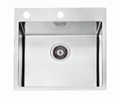 Produktbild von Alveus Pure - Spüle 515x525 mm, mit Ablaufsystembedienung, Edelstahl 1103609