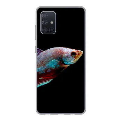 Produktbild von MuchoWow® Handyhülle Schutzhülle Hülle für Samsung Galaxy A51 5G Fische - Tiere - Licht Silikon Softcase Handy Hülle
