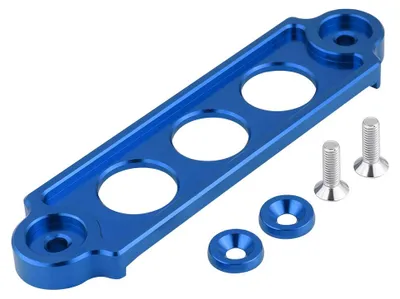 Obrázek produktu pro Držák pro upevnění baterie v automobilu, eloxovaný, pro HONDA CIVIC / CRX 1988–2000 (modrý)