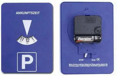 Produktbild von 5x mitlaufende Parkscheibe