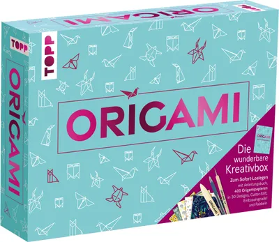 Produktbild von Origami - Die wunderbare Kreativbox. Mit Anleitungsbuch und Material