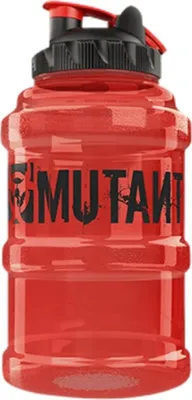 Produktbild von Mutant Sportswear Mega Mug (2600ml) Red Body / Black Print - Fitness-Zubehör - Flaschen