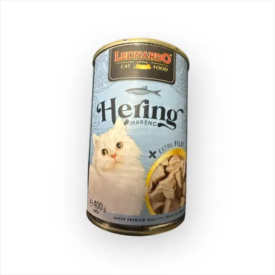 Image de LEONARDO Hering + extra Filet, 6x400 g - Nourriture humide pour chats