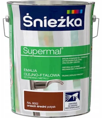 Produktbild von Öl-Phthalat-Lack für Holz und Metall, Nussbaum Mittelbraun, glänzend, 5 l