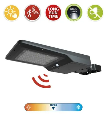 Obrázok produktu pre VELAMP SL375 LED reflektor so solárnym nabíjaním, detektor pohybu