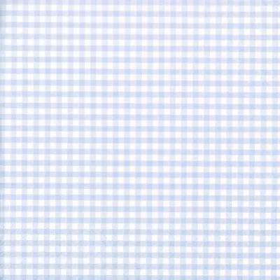 Einwegservietten mit blauem Karo Muster