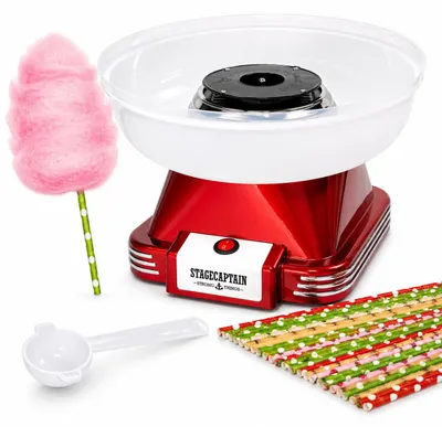 Suikerspinmaschine 500 W, inkl. Messlöffel und 30 Stäbchen