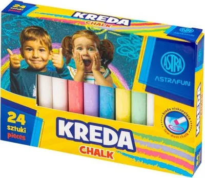 Produktbild von ASTRAFun, Kreidetafel / Bürgersteigkreide, 24 Stück, Farben mischen, 330022001