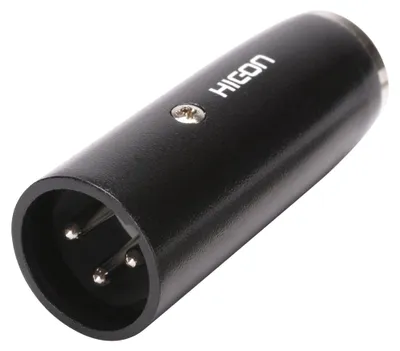 Obrázok produktu pre Adaptér HICON | Mini-XLR samec 3-pin/XLR samec 3-pin, čierny