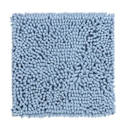 Immagine prodotto di Tappeto da bagno PANA® Chenille in microfibra - diverse varianti. Varianti, dimensioni:45 x 45 cm, colori:azzurro
