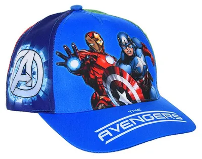 Produktbild von Avengers Cap Kinder Jungen Basecap blau Größe 52 54, Größe:52