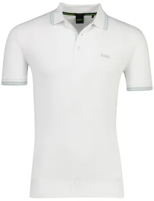 Produktbild von Boss Green Paddy Poloshirt 3 Knöpfe weiß