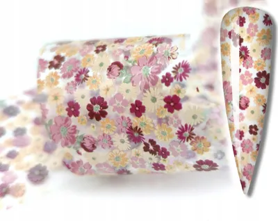 Produktbild von Transferfolie 10Cmx4Cm Frühlingswiesenblumen
