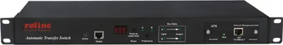 Zdjęcie produktu dla ROLINE 19.07.3415, Rack, 1U, 8 x gniazdo sieciowe, Czarny