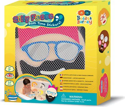 Immagine prodotto di Buddy & Barney BB007 Adesivi da bagno con faccine buffe, 24 x 5 x 26 centimetri