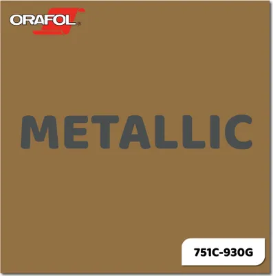 Produktbild von ORAFOL ORACAL 751C Meterware - 930 GOLD-L in 63 x 100cm