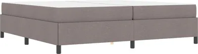 Produktbild von vidaXL Boxspringbett Taupe 200 x 200 cm Stoff