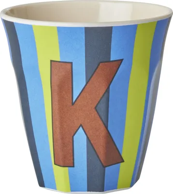 Obrázok produktu pre Melamínový hrnček písmeno - K