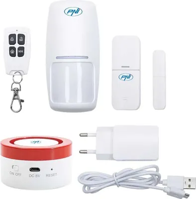 Image de Pni Smarthome Pg600 Smart Alarm System Kit Blanc Blanc One Size